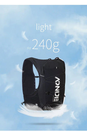 Sac de course et hydratation trail / marathon / randonnée unisexe 10L "AONIJIE - Confort zone 10" - Planète Rando