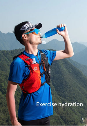 Sac de course et hydratation trail / marathon / randonnée unisexe 10L "AONIJIE - Confort zone 10" - Planète Rando