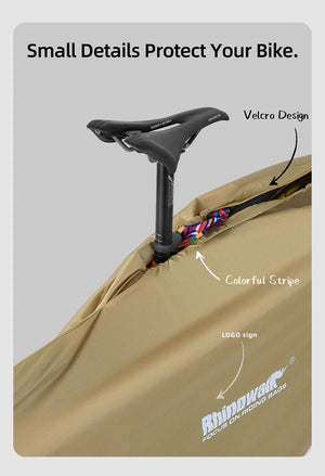 Sac de rangement / housse de transport pour vélo de route 700C 26 - 27,5 pouces, VTT, résistant à l'eau "Rhinowalk - RM268" - Planète Rando