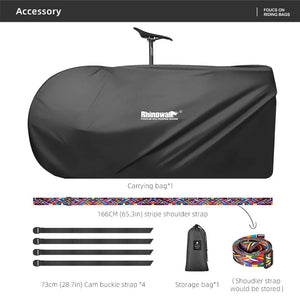 Sac de rangement / housse de transport pour vélo de route 700C 26 - 27,5 pouces, VTT, résistant à l'eau "Rhinowalk - RM268" - Planète Rando