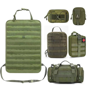 Sac de rangement tactique pour siège arrière de voiture, organiseur d'accessoires tactiques "Bidoss - Tactical organiser" - Planète Rando