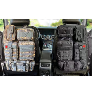 Sac de rangement tactique pour siège arrière de voiture, organiseur d'accessoires tactiques "Bidoss - Tactical organiser" - Planète Rando
