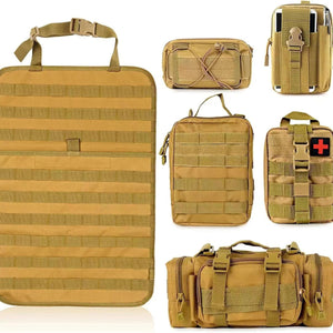 Sac de rangement tactique pour siège arrière de voiture, organiseur d'accessoires tactiques "Bidoss - Tactical organiser" - Planète Rando