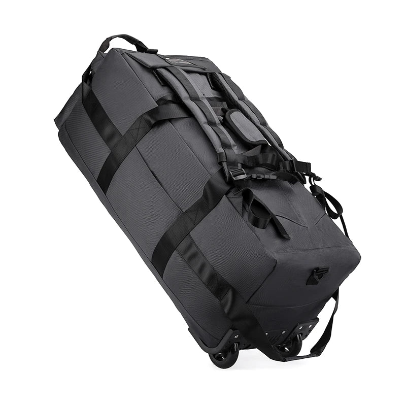 Sac de voyage à roulettes 80L pliable et résistant avec bandoulière pour le voyage "Snap Tactical - Duffle Bag" - Planète Rando