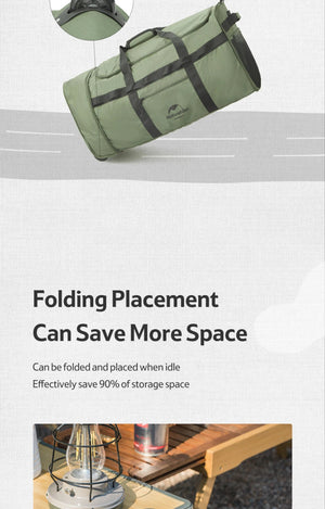 Sac de voyage / transport à roulettes 88L "Naturehike - NH21LX003" - Planète Rando