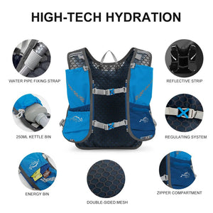 Sac d'hydratation 5L enfants / femmes pour la course à pied 180g "Outdoor Inoxto - PB585" - Planète Rando