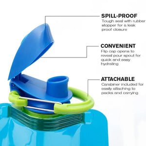 Sac d'hydratation pliable ultraléger 700ML "Tamsha Outdoor - Water bag" - Planète Rando