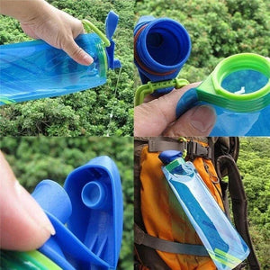 Sac d'hydratation pliable ultraléger 700ML "Tamsha Outdoor - Water bag" - Planète Rando