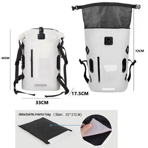 Sac étanche / drybag IP65 en PVC 500D pour les sports d'eau 30L "Hike Mount - Drift Bag" - Planète Rando