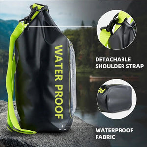 Sac étanche en PVC 5L pour activités nautiques extérieures : natation, plongée, rafting, kayak, surf et plage "OceanSportz - Waterproof bag X520" - Planète Rando