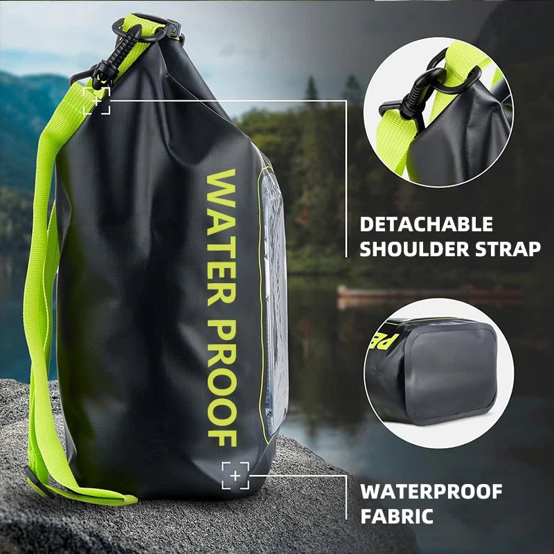 Sac étanche en PVC 5L pour activités nautiques extérieures : natation, plongée, rafting, kayak, surf et plage "OceanSportz - Waterproof bag X520" - Planète Rando