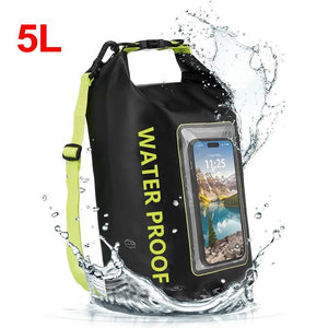 Sac étanche en PVC 5L pour activités nautiques extérieures : natation, plongée, rafting, kayak, surf et plage "OceanSportz - Waterproof bag X520" - Planète Rando