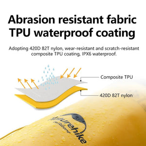 Sac étanche en TPU IPX6 avec séparation humide et sec pour la plongée, la natation, le rafting "Naturehike - TB03" - Planète Rando