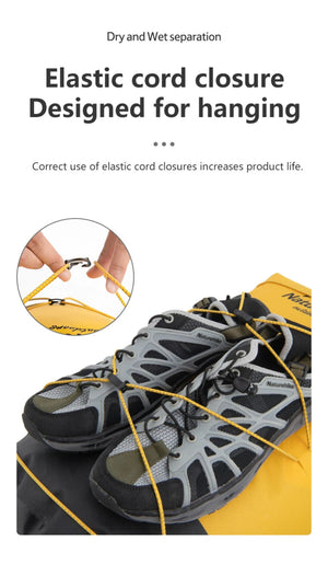 Sac étanche en TPU IPX6 avec séparation humide et sec pour la plongée, la natation, le rafting "Naturehike - TB03" - Planète Rando