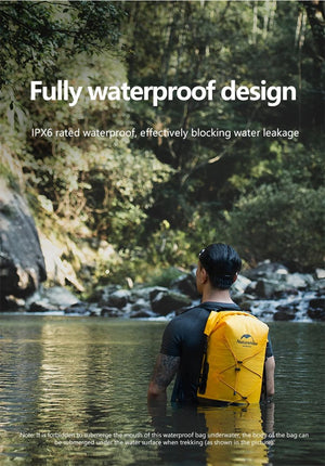 Sac étanche en TPU IPX6 avec séparation humide et sec pour la plongée, la natation, le rafting "Naturehike - TB03" - Planète Rando