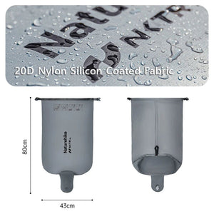 Sac gonflable, sac de rangement 2 en 1, accessoire pour matelas gonflable buses de 2.1cm "Naturehike - NCT air" - Planète Rando