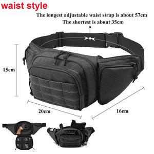 Sacoche bandoulière / poitrine tactique avec system Molle "Scione - XA291A" - Planète Rando