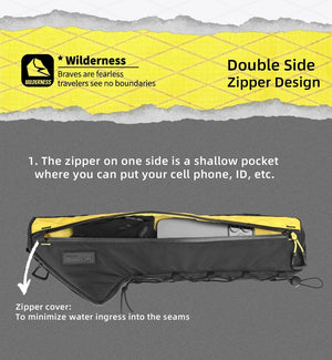 Sacoche de cadre triangulaire imperméable pour VTT et vélo de route, gravel "Rhinowalk - Wilderness BHD0017" - Planète Rando