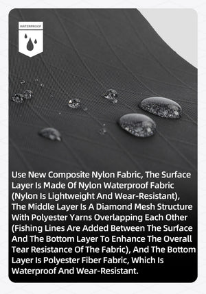 Sacoche de cadre triangulaire imperméable pour VTT et vélo de route, gravel "Rhinowalk - Wilderness BHD0017" - Planète Rando