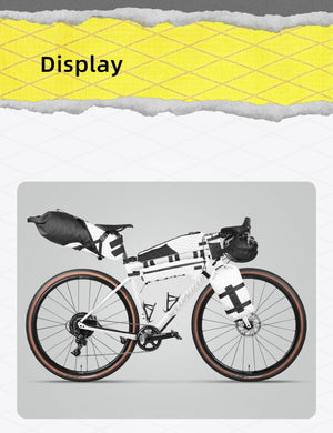 Sacoche de cadre triangulaire imperméable pour VTT et vélo de route, gravel "Rhinowalk - Wilderness BHD0017" - Planète Rando