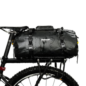 Sacoche de coffre de vélo étanche sur porte - bagages arrière 20L "Rhinowalk - RK19660" - Planète Rando