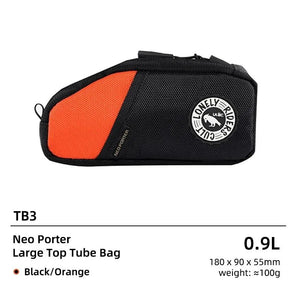 Sacoche de cyclisme / bikepacking pour cadre de vélo en tissu durable ultraléger gravel / vtt / vtc 900ml "Uläc - Neo porter TB3" - Planète Rando