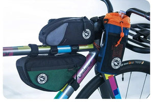 Sacoche de cyclisme / bikepacking pour cadre de vélo en tissu durable ultraléger gravel / vtt / vtc 900ml "Uläc - Neo porter TB3" - Planète Rando