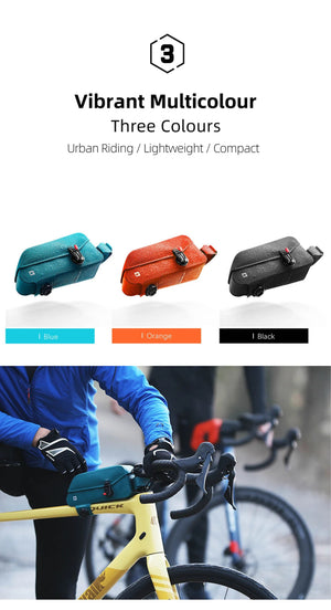 Sacoche de cyclisme étanche magnétique pour cadre avant de vélo, gravel, VTT, VTC, vélo de route "Rhinowalk - K33" - Planète Rando