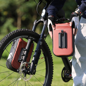 Sacoche de fourche 100% imperméable à dégagement rapide Quick Release 4L / 6L "Rhinowalk - RK404/406" - Planète Rando