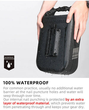 Sacoche de fourche 100% imperméable à dégagement rapide Quick Release 4L / 6L "Rhinowalk - RK404/406" - Planète Rando