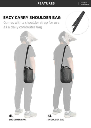 Sacoche de fourche 100% imperméable à dégagement rapide Quick Release 4L / 6L "Rhinowalk - RK404/406" - Planète Rando