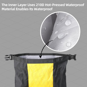 Sacoche de fourche avant de vélo à dégagement rapide, étanche pour vélo supporte jusqu'à 15 kg "Rhinowalk - Wilderness BHD0013" - Planète Rando