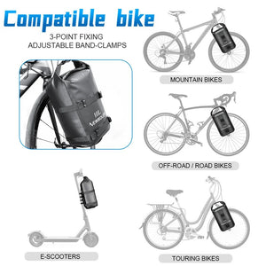 Sacoche de fourche de vélo portable et étanche 10L "NEWBOLER - BAG118" - Planète Rando
