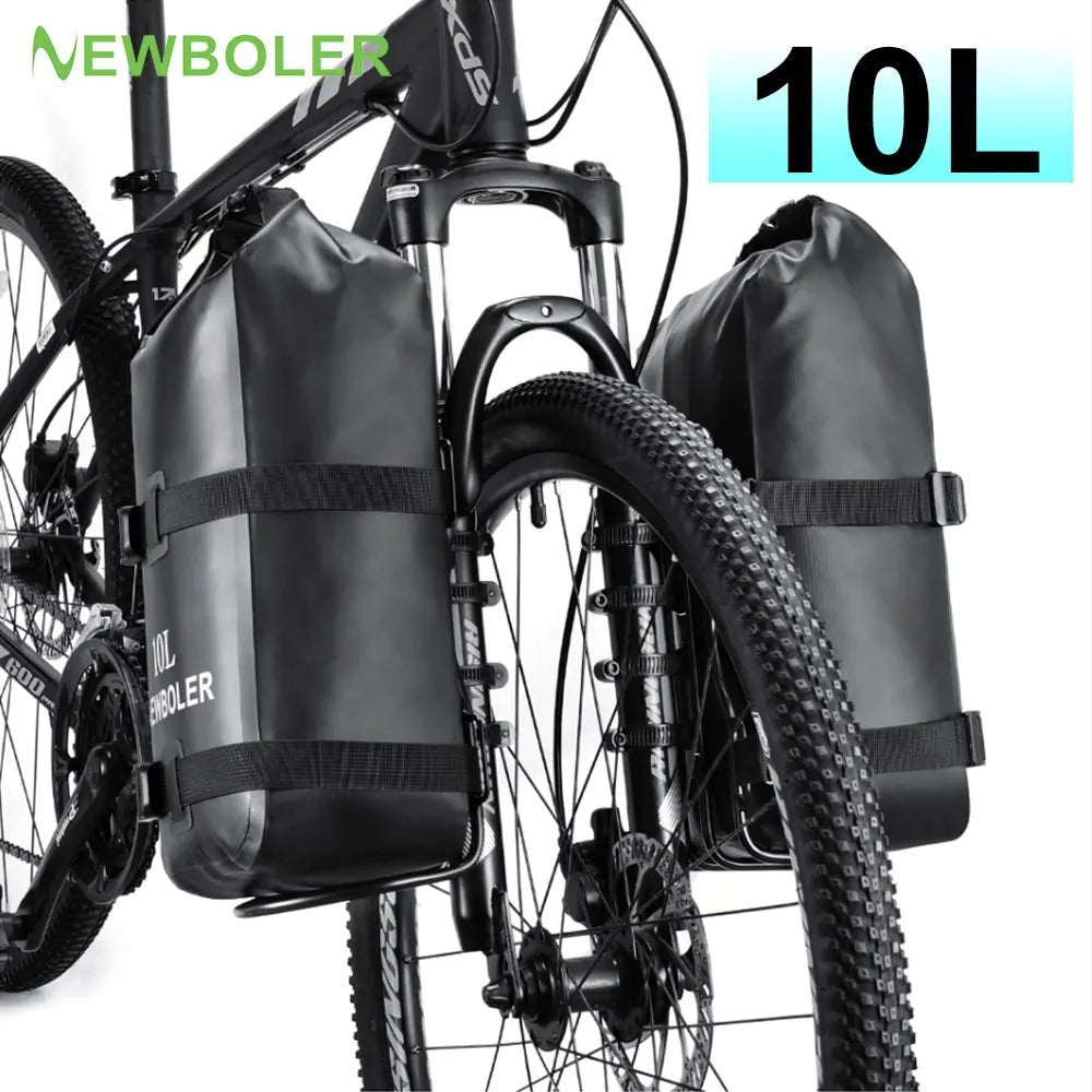 Sacoche de fourche de vélo portable et étanche 10L "NEWBOLER - BAG118" - Planète Rando