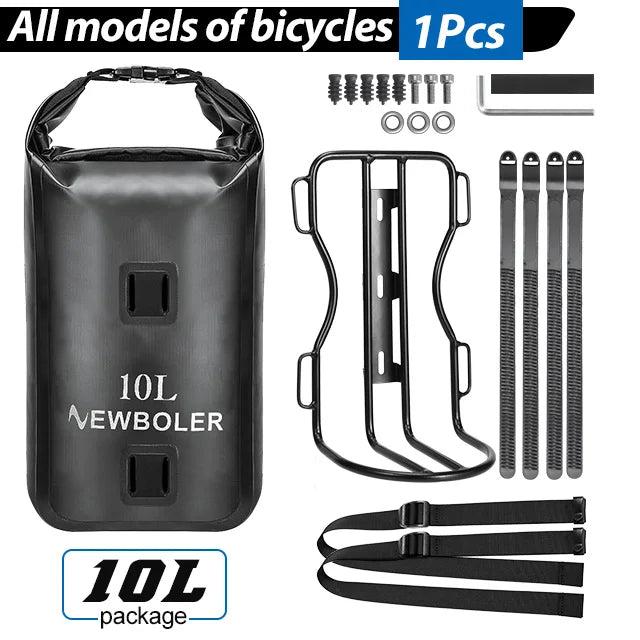 Sacoche de fourche de vélo portable et étanche 10L "NEWBOLER - BAG118" - Planète Rando