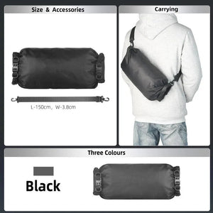 Sacoche de guidon de vélo 12L étanche avec supports de fixation pour vélo, gravel et VTT "Rhinowalk - RK9400" - Planète Rando