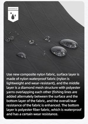 Sacoche de guidon de vélo étanche 8 - 13 L pour VTT, route, gravel, bikepacking "Rhinowalk - Wilderness BHD0011" - Planète Rando