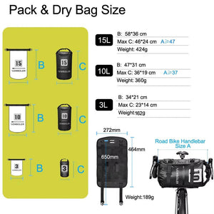 Sacoche de guidon de vélo étanche "Newboler - bag005" - Planète Rando