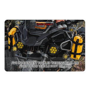 Sacoche de rangement pour cadre de moto ou porte - bagage arrière de vélo 5 - 8L "MotoWolf - Y - MC0057" - Planète Rando