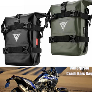 Sacoche de rangement pour cadre de moto ou porte - bagage arrière de vélo 5 - 8L "MotoWolf - Y - MC0057" - Planète Rando
