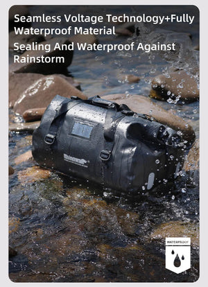 Sacoche de selle de moto 20 L/45 L/65 L, grande capacité, étanche, universelle "Rhinowalk - RK/MT series" - Planète Rando