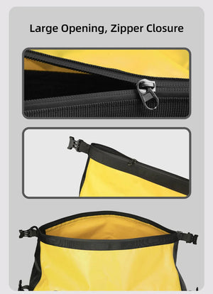 Sacoche de selle de moto 20 L/45 L/65 L, grande capacité, étanche, universelle "Rhinowalk - RK/MT series" - Planète Rando