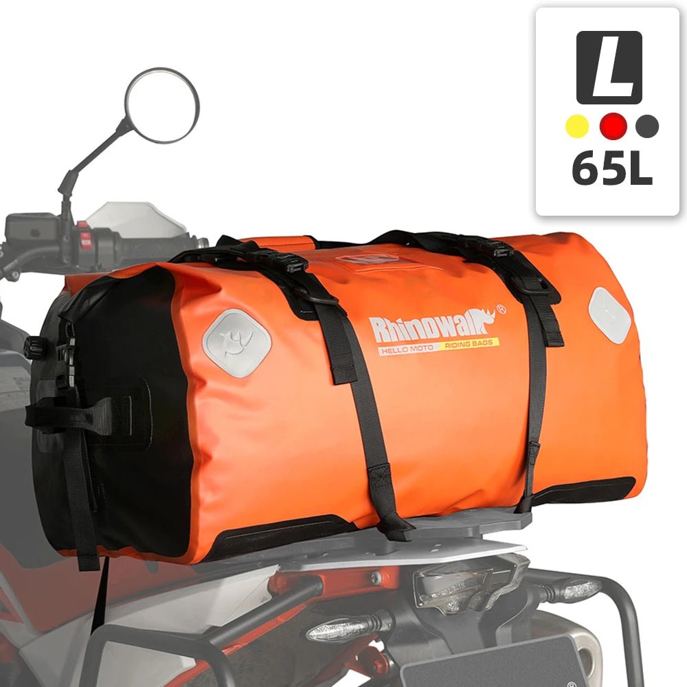 Sacoche de selle de moto 20 L/45 L/65 L, grande capacité, étanche, universelle "Rhinowalk - RK/MT series" - Planète Rando