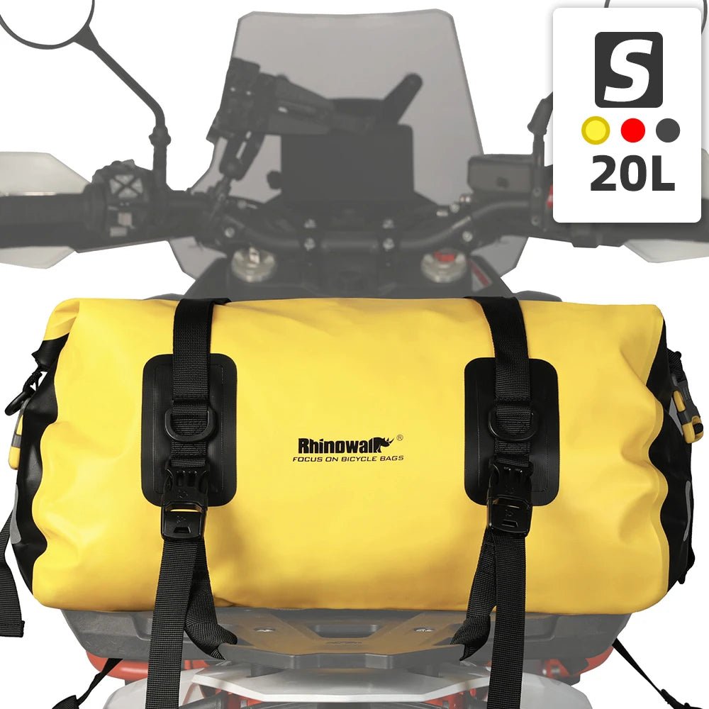 Sacoche de selle de moto 20 L/45 L/65 L, grande capacité, étanche, universelle "Rhinowalk - RK/MT series" - Planète Rando
