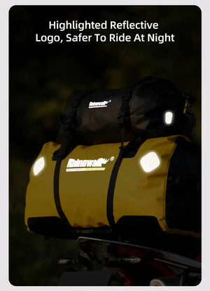 Sacoche de selle de moto 20 L/45 L/65 L, grande capacité, étanche, universelle "Rhinowalk - RK/MT series" - Planète Rando