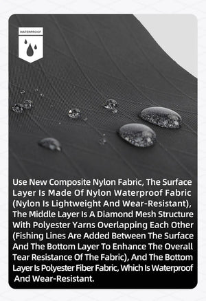 Sacoche de selle de vélo stable et résistante aux secousses pour cyclotourisme et bikepacking 14L "Rhinowalk - Wilderness" - Planète Rando