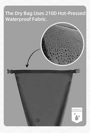 Sacoche de selle de vélo stable et résistante aux secousses pour cyclotourisme et bikepacking 14L "Rhinowalk - Wilderness" - Planète Rando