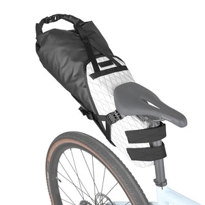 Sacoche de selle de vélo stable et résistante aux secousses pour cyclotourisme et bikepacking 14L "Rhinowalk - Wilderness" - Planète Rando