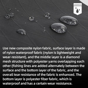 Sacoche de selle de vélo stable et résistante aux secousses pour cyclotourisme et bikepacking 14L "Rhinowalk - Wilderness" - Planète Rando