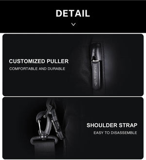 Sacoche de selle latérale multifonction avec bandoulière 100% imperméable pour moto & vélo 10 à 30L "Rhinowalk - MT216 series" - Planète Rando